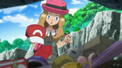 Serena notices Pancham stole a lot of stuff