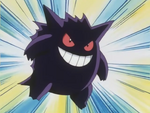 Gengar is one of Pokémon that resided at the Burned Tower. It was Morty's ace, who was used in the battle against Ash.