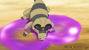 Sandile got hit by Toxic Spikes