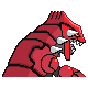 Groudon's Generation IV back sprite