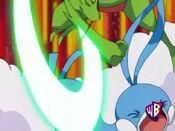 Grovyle defeats Altaria with Leaf Blade