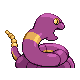 Ekans's Generation IV back sprite