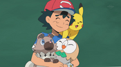 Ash admits he has a great time in Alola