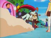 Team Rocket run away from Officer Jenny