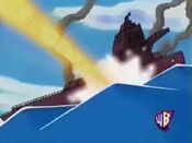 Kyogre attacks Team Magma's ship