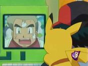 Oak wants Ash's Bulbasaur to return, due to an accident