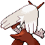 Blaziken's Shiny back sprite