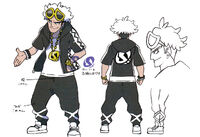 First concept artwork of Guzma.