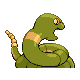 Ekans's Generation IV Shiny back sprite