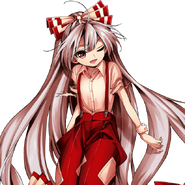 Like her archrival Kaguya, Fujiwara no Mokou (Touhou Project) was granted immortality after drinking the Hourai Elixir...