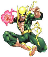 Despite augmenting his capabilities with chi, Iron Fist (Marvel Comics) is originally at peak Human condition.