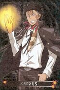 When enraged, Xanxus (Katekyo Hitman Reborn!) can transform his Sky Flames into the highly destructive Flames of Wrath.