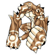 Gigasmon (Digimon Frontier) The Beast Spirit of Earth.