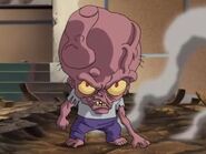 Ray Thompson (Justice League Animated) was mutated by a nuclear fallout granting him a deform mutated body and physiology but also includes extremely powerful psychic abilities thats capable of warping reality to his choosing.