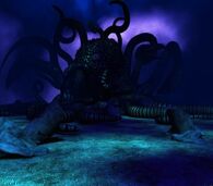 The Elder God (Legacy of Kain) is little more than an amorphous mass of tentacles and eyes, the former of which it uses offensively to great effect.