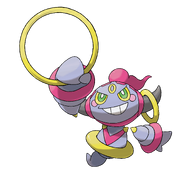 Hoopa (Pokémon) can manipulate its rings in a variety of ways such as Portal Creation.