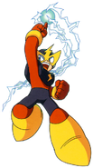 Elec Man (Mega Man) can fire beams of electricity