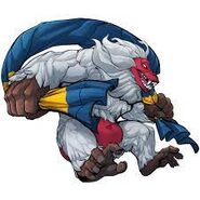 Hodan (Rivals of Aether), an anthropomorphic white ape.