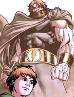 Zeus (Marvel Comics) the king of the olympic gods.