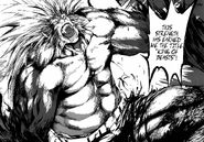 Gozu (Area D-Inou Ryouiki) is ever-alternating anthromorph leader's king of beasts enables him not only to simply healing and adapt but variable shape changing capacities for combat.