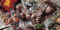 Doomsday's (DC Comics) body can adapt to the immediate damage it takes from opponents.