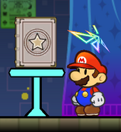 To counter the Dark Prognosticus' prophecy of all worlds ending, the Tribe of Ancients (Super Paper Mario) created the Light Prognosticus, telling how the universal destruction prophesied by its grim counterpart can be prevented.