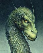 Fírnen (Inheritance Cycle) is a dragon bonded to the Elf Queen, Arya.