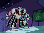 Hotep-RA (Danny Phantom) is a ghost mummy capable of using his bandages unravel, to store objects in them or stretch to incredible lengths, but too much causes only his skeleton to be left.