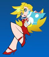 Panty Anarchy (Panty and Stocking with Garterbelt) derives her power from her incredible libido.