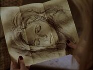 A sketch of Buffy drawn by Angel (Buffy the Vampire Slayer/Angel)