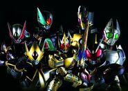 All Blade Riders (Kamen Rider Blade)