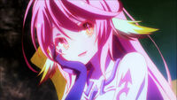 Due to her race; Jibril (No Game No Life) has reached 6407 years of age, she also has incredibly vast knowledge and high magical abilities, in two words; she gathers many old and new knowledge, in other words; she can no longer age or die.