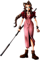 Aerith Gainsborough (Final Fantasy VII) has displayed incredible telepathic powers thanks to her Cetra heritage on her mother's side, in the original game she is able to communicate with Cloud despite miles away from him while Cloud was dreaming.