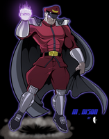 After removing his humanity and revealed by Violent Ken, M. Bison (Street Fighter), has been demonized by his Psycho Power, an energy feeds on negativity and evil to increase his power, but to fight Akuma to a standstill. Like the Satsui no Hado, Psycho power is weak to the power of nothingness and Soul Power.