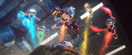 After BoBoiBoy (Boboiboy The Movie 2) gained all of his elements from base form, he will evolve into the -tier form