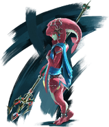 Princess Mipha (The Legend of Zelda: Breath of the Wild) is the only member of the Zora race able to use healing magic.