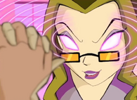 Darcy (Winx Club) possesses a near-perfect control over darkness and hypnotics.