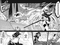 Esdeath (Akame Ga Kill!) gained the ability to manipulate ice from drinking the life blood of an Ultra-Class Danger Beast.