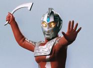 Ultraseven 21 (Ultraman series) has the Vezard as his head crest.