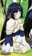 Yuzuha (Utawarerumono) has such incredible hearing that she is actually capable of hearing the emotions of people.