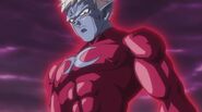 In his aptly named Runaway form, Mira (Super Dragon Ball Heroes) is consumed with intense rage and goes berserk.