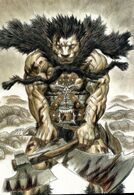 Nostferatu Zodd (Berserk) is a spectacular warrior known as battlefield god for his skill and lust for combat.