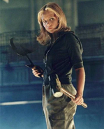 Buffy Summers (Buffy the Vampire Slayer) is the most powerful and successful Slayer to have existed, living to her 30s when most Slayers barely make it out of her teens and defeating everything from vampire lords to deities.