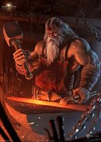 Völundr/Wayland the Smith (Norse Mythology) is a legendary master blacksmith, who became revered as a smithing god.