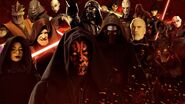 Siths (Star Wars franchise) utilize the Dark Side of the Force that grants them various dark applications.