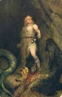 Siegfried (Mythology) is famous for killing the dwarf turned dragon, Fafnir.