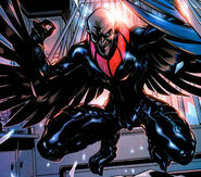 With his gravity harness, Adrian Toomes/The Vulture (Marvel Comics) gains the ability to fly along with strength that rivals that of Spider-Man.