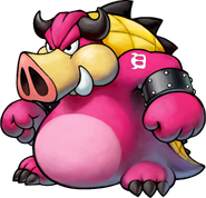 Midbus, (Mario & Luigi: Bower's Inside Story) a Pig/Armadillo-like creature