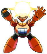 Bright Man (Mega Man) creating a flash of light