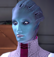 Sha'ira (Mass Effect) is a courtesan especially skilled in sexual gratification from an alien race already considered naturally adept to it.